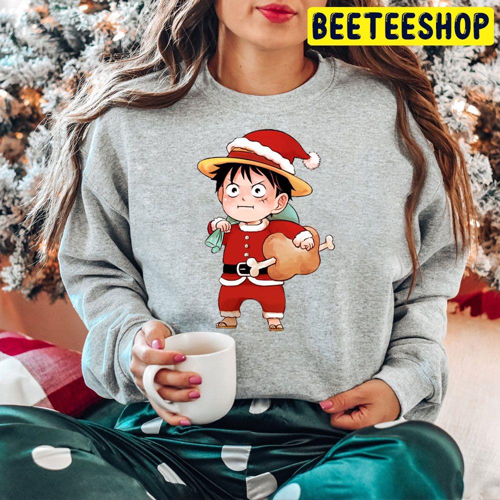Merry Christmas From Monkey D Luffy One Piece Unisex Sweatshirt - Teeruto