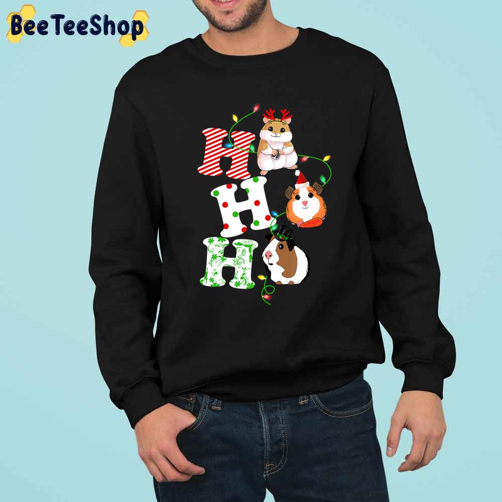 Merry Christmas Guinea Pig Ho Ho Ho Trending Unisex Sweatshirt