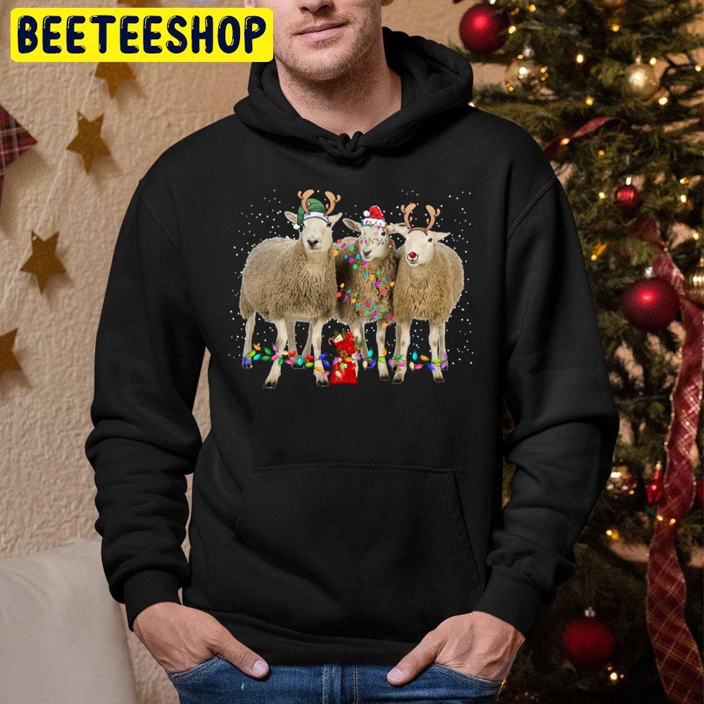 Merry Christmas Sheep Lover Trending Unisex Hoodie