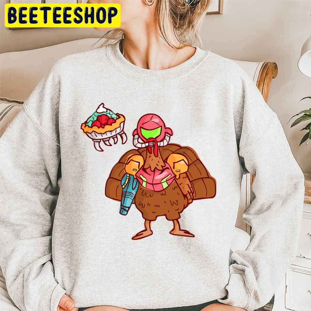 Metroid And Samus Thanksgiving Trending Unisex Sweatshirt