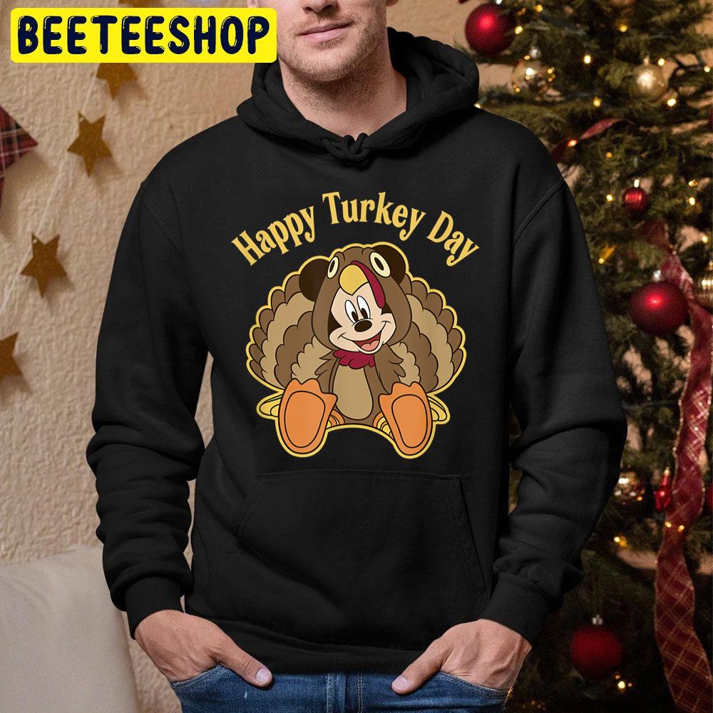 Mickey Cosplay Turkey Happy Day Thanksgiving Trending Unisex Hoodie