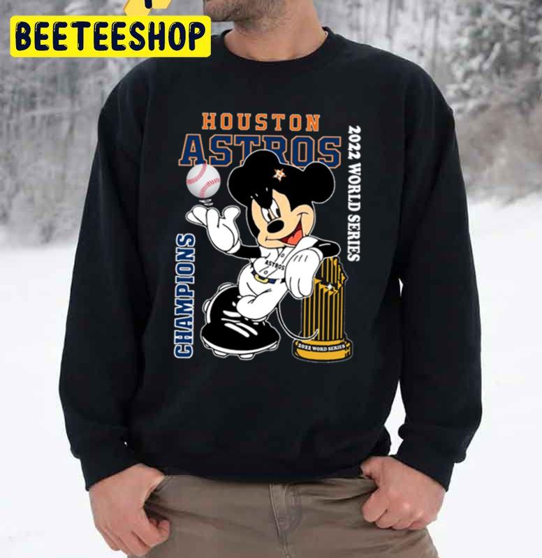 Mickey Mouse Houston Astross 2022 World Series Champions Trending Unisex Sweatshirt