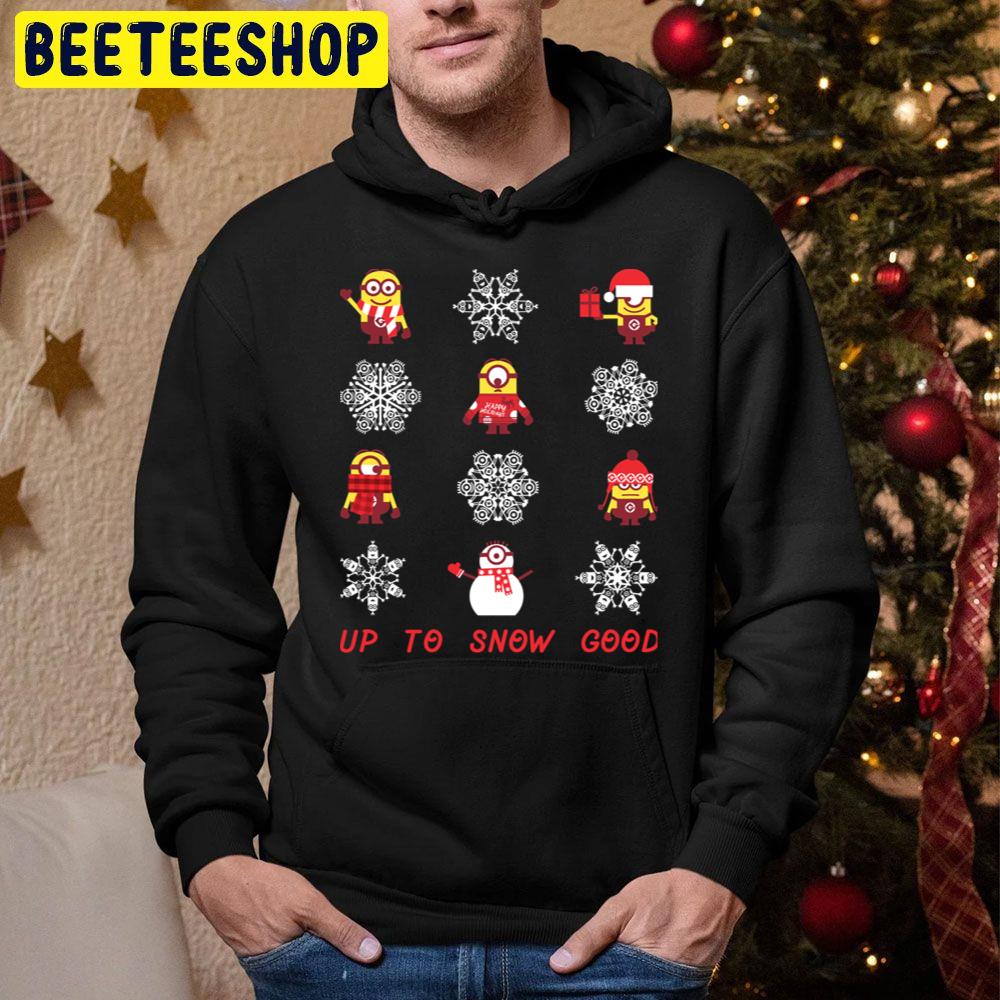 Minions Despicable Me Up To Snow Good Collage Trending Unisex Hoodie