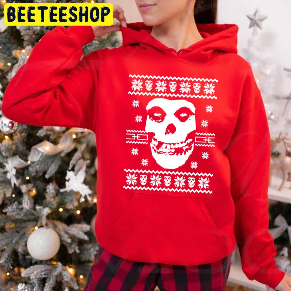 Misfits Skulls Christmas Trending Unisex Hoodie