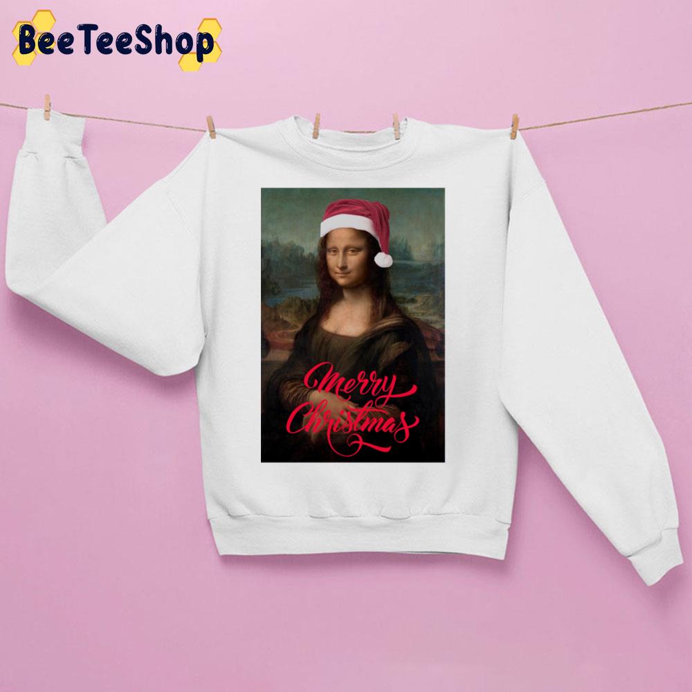 Monalisa Merry Christmas Trending Unisex Sweatshirt