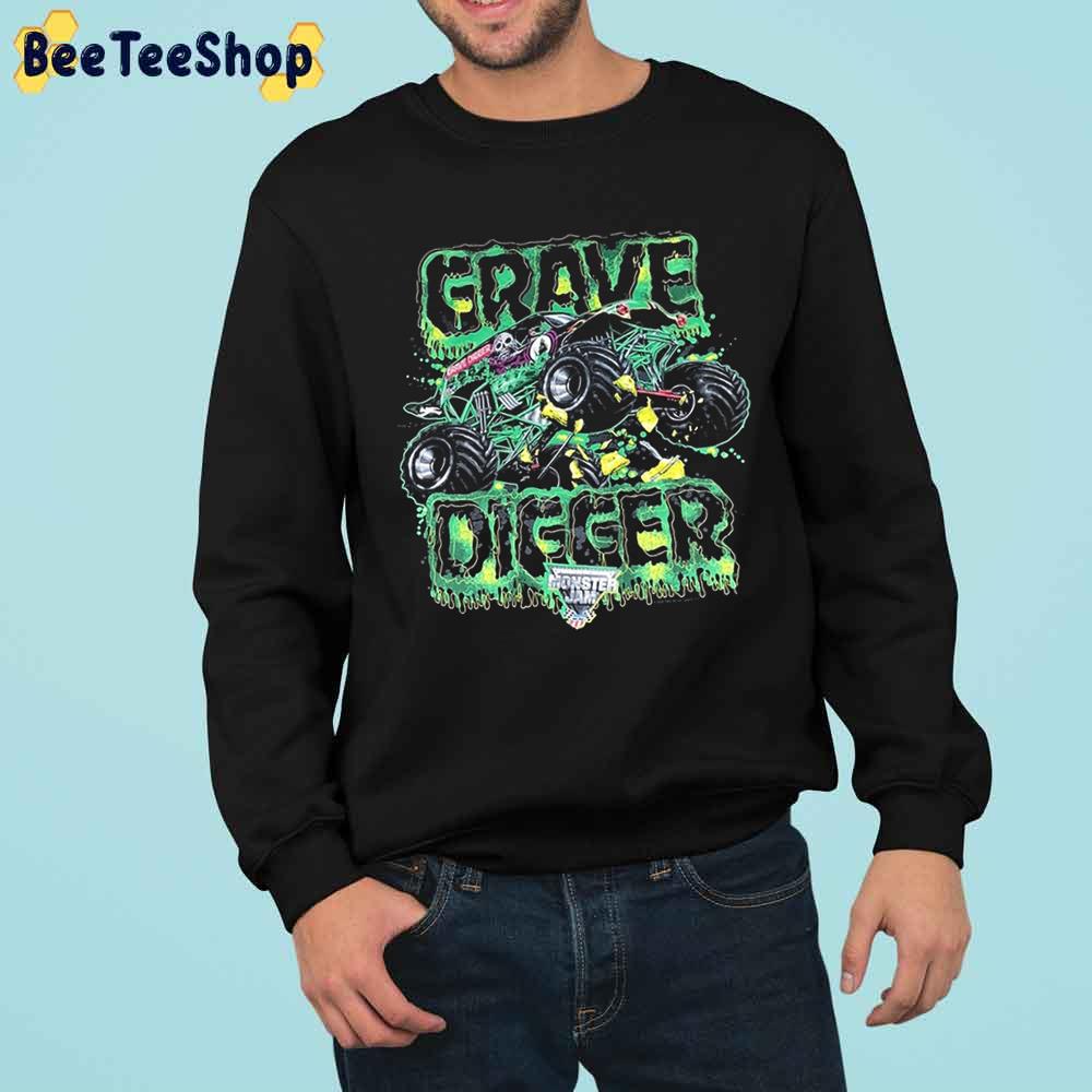 Monster Grave Digger Jam Vintage Retro Trending Unisex Sweatshirt