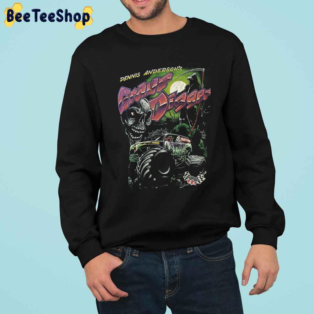 Monster Grave Digger Racing Rare Vintage Trending Unisex Sweatshirt