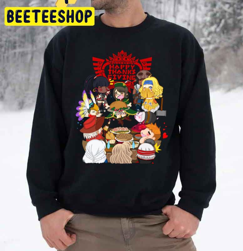 Monster Hunter Thanksgiving Trending Unisex Sweatshirt