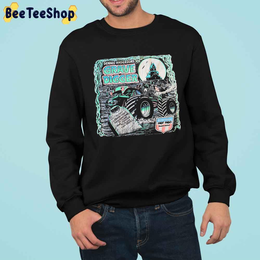 Monster Truck Grave Digger Old Design Trending Unisex Sweatshirt