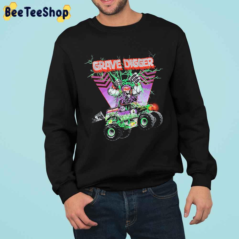 Monster Truck Grave Digger Vintage Hypebeast Trending Unisex Sweatshirt