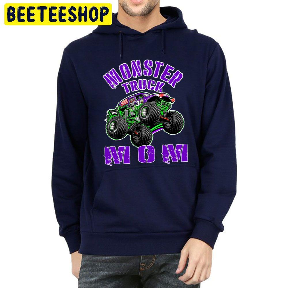 Monster Truck Mom Grave Digger Vintage Art For Mom Mother Trending Unisex Hoodie