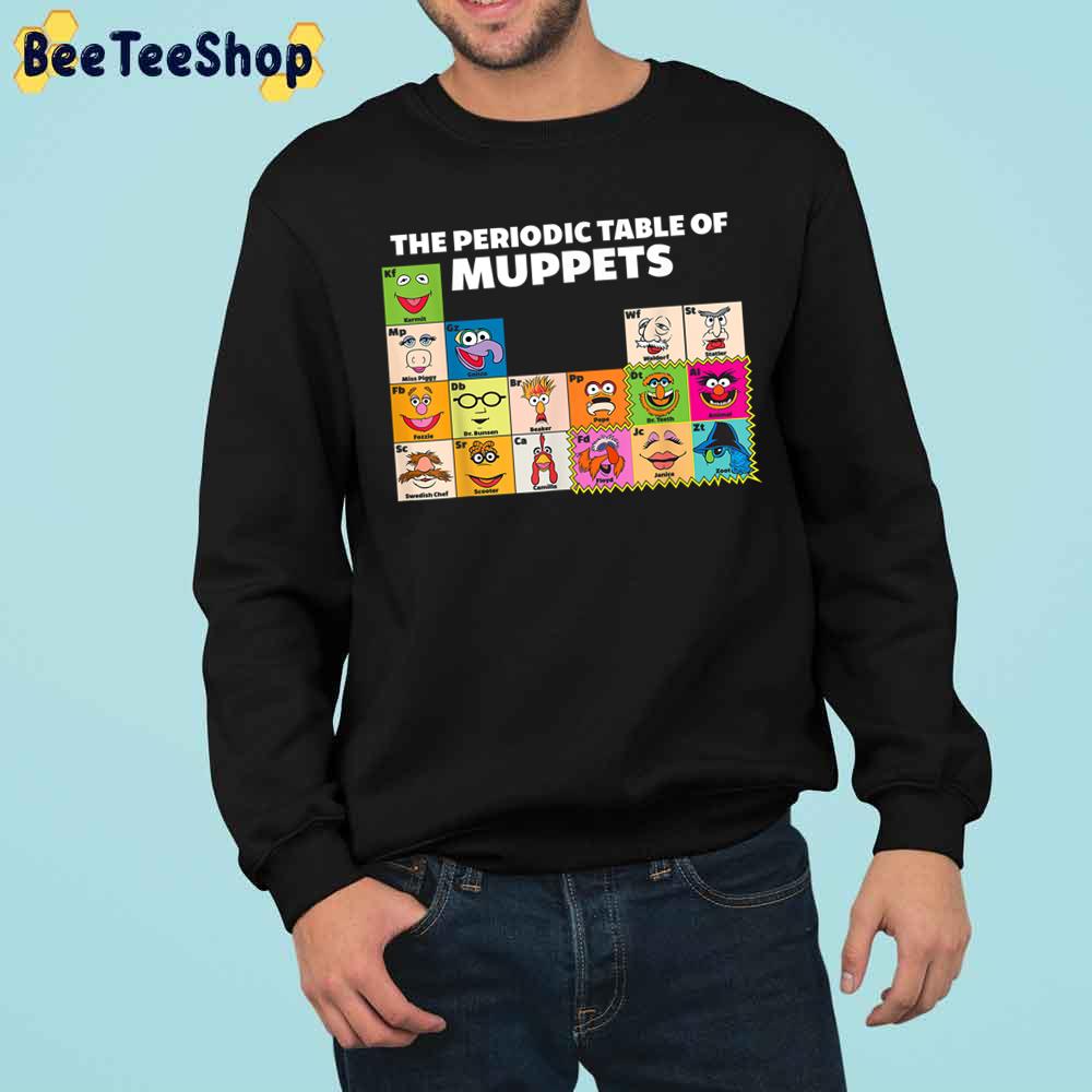 Muppets Periodic Table Of The Muppets Trending Unisex Sweatshirt