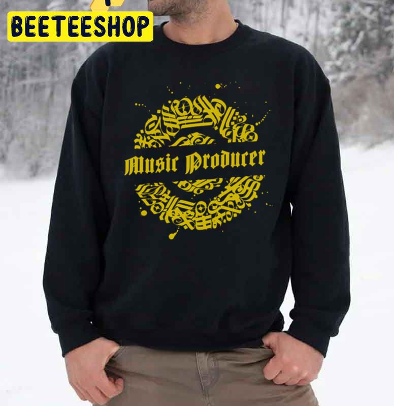 Music Producer Gold Trending Unisex Sweatshirt