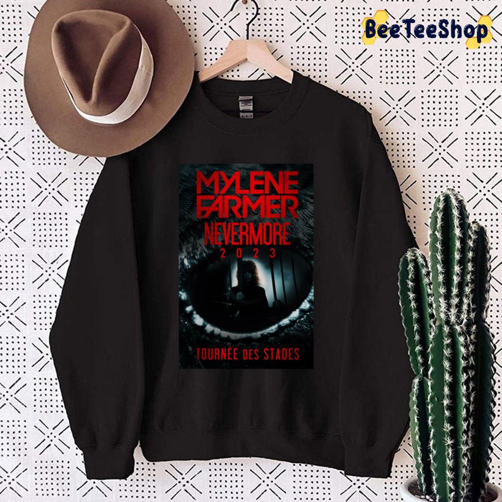 Mylène Farmer Nevermore 2023 Tournee Des Stades Trending Unisex Sweatshirt