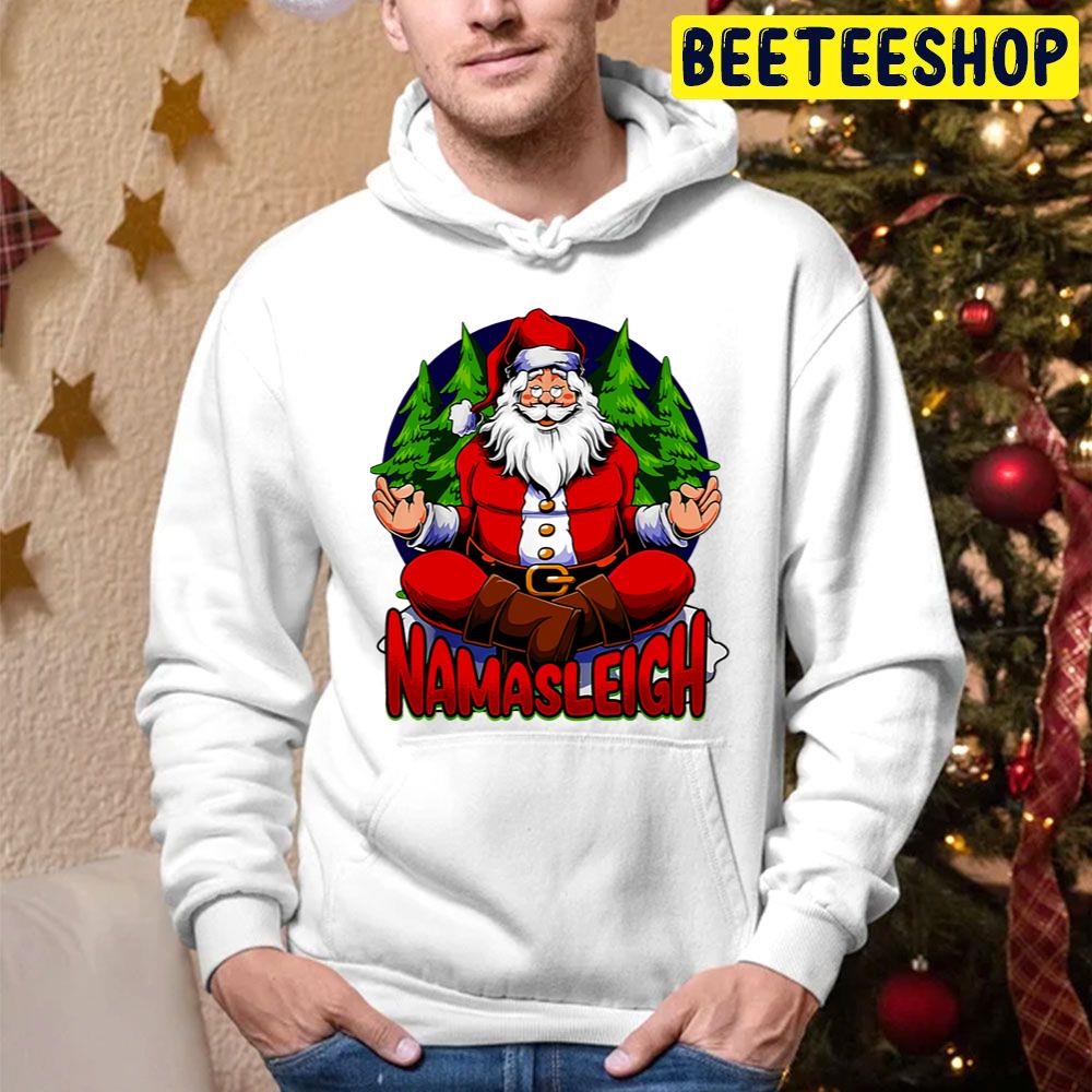 Namasleigh Santa Christmas Trending Unisex Hoodie