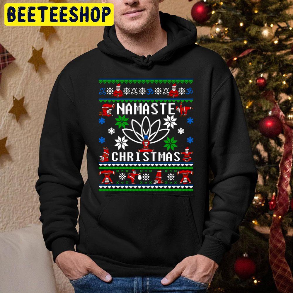 Namaste Christmas Trending Unisex Hoodie - Beeteeshop