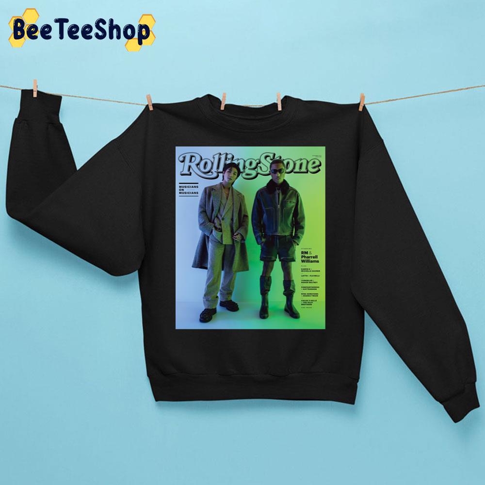 Namjoon And Pharrell Rolling Stone New Trending Unisex Sweatshirt