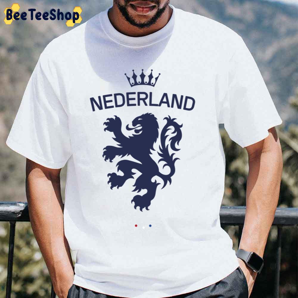 Nederland Blue Lion Badge Trending Unisex T-Shirt