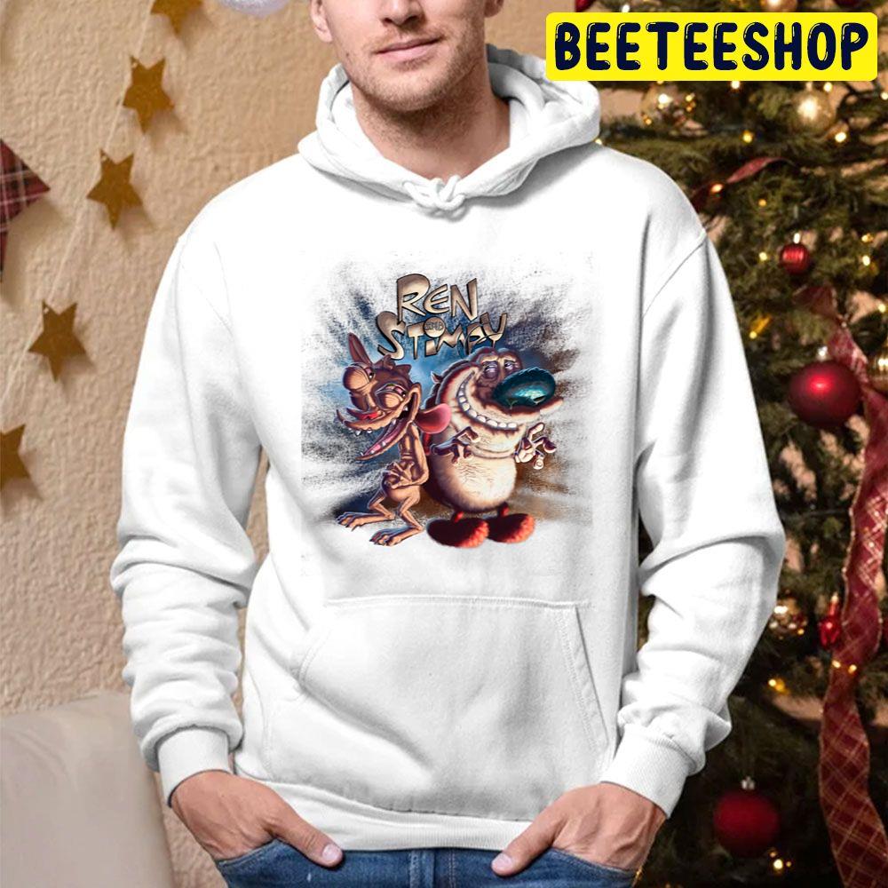 Nickelodeon Ren And Stimpy Realistic Humorous Trending Unisex Hoodie