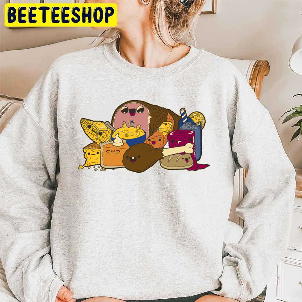 Noms Thanksgiving Foods Trending Unisex Sweatshirt