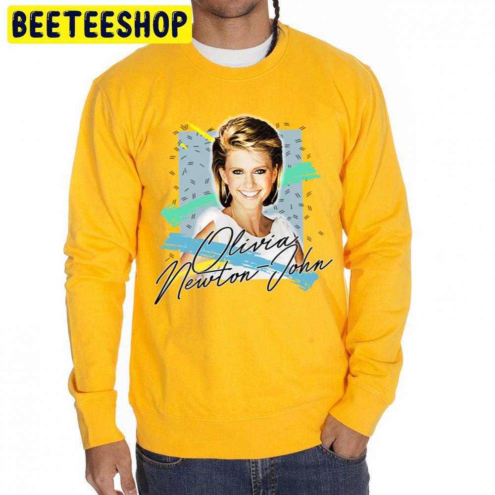 Olivia Newton John 80s Retro Fan Art Trending Unisex Sweatshirt