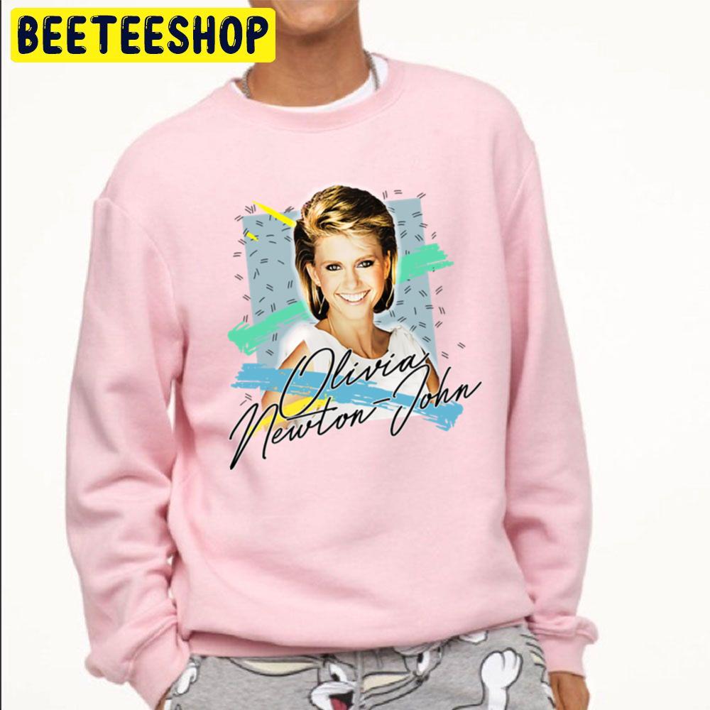 Olivia Newton John 80s Retro Fan Art Trending Unisex Sweatshirt