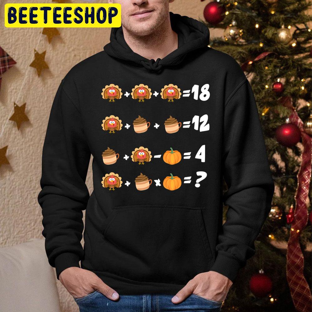 Operations Quiz Math Teacher Turkey Trending Unisex Hoodie