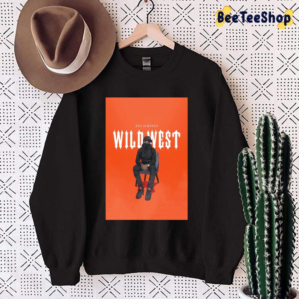 Orange Art Central Cee Wild West Trending Unisex Sweatshirt