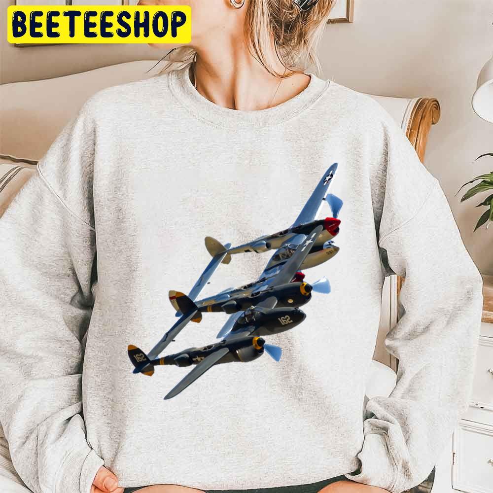 P-38s Formation Overlapped Trending Unisex Sweatshirt