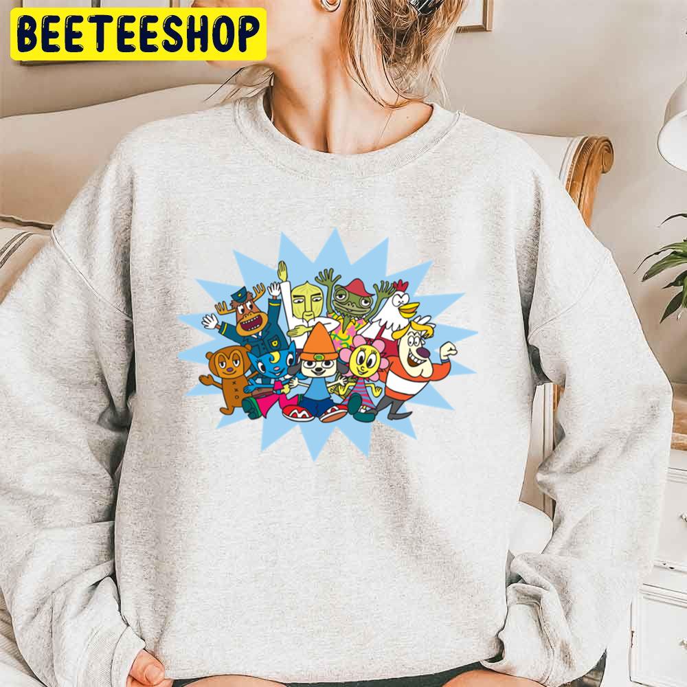 Parappa The Rapper Game Characters Gmae Trending Unisex Sweatshirt