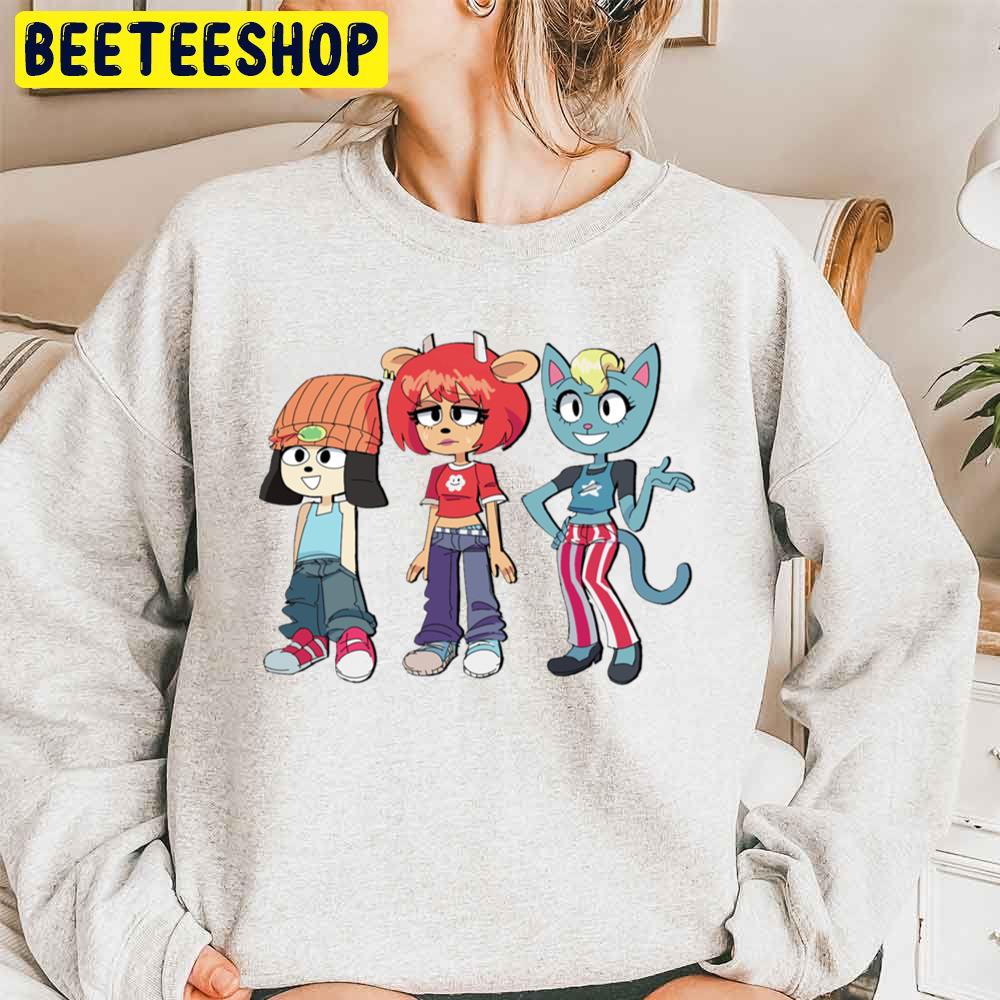 Parappa The Rapper Lammy And Katy Kat Game Trending Unisex Sweatshirt