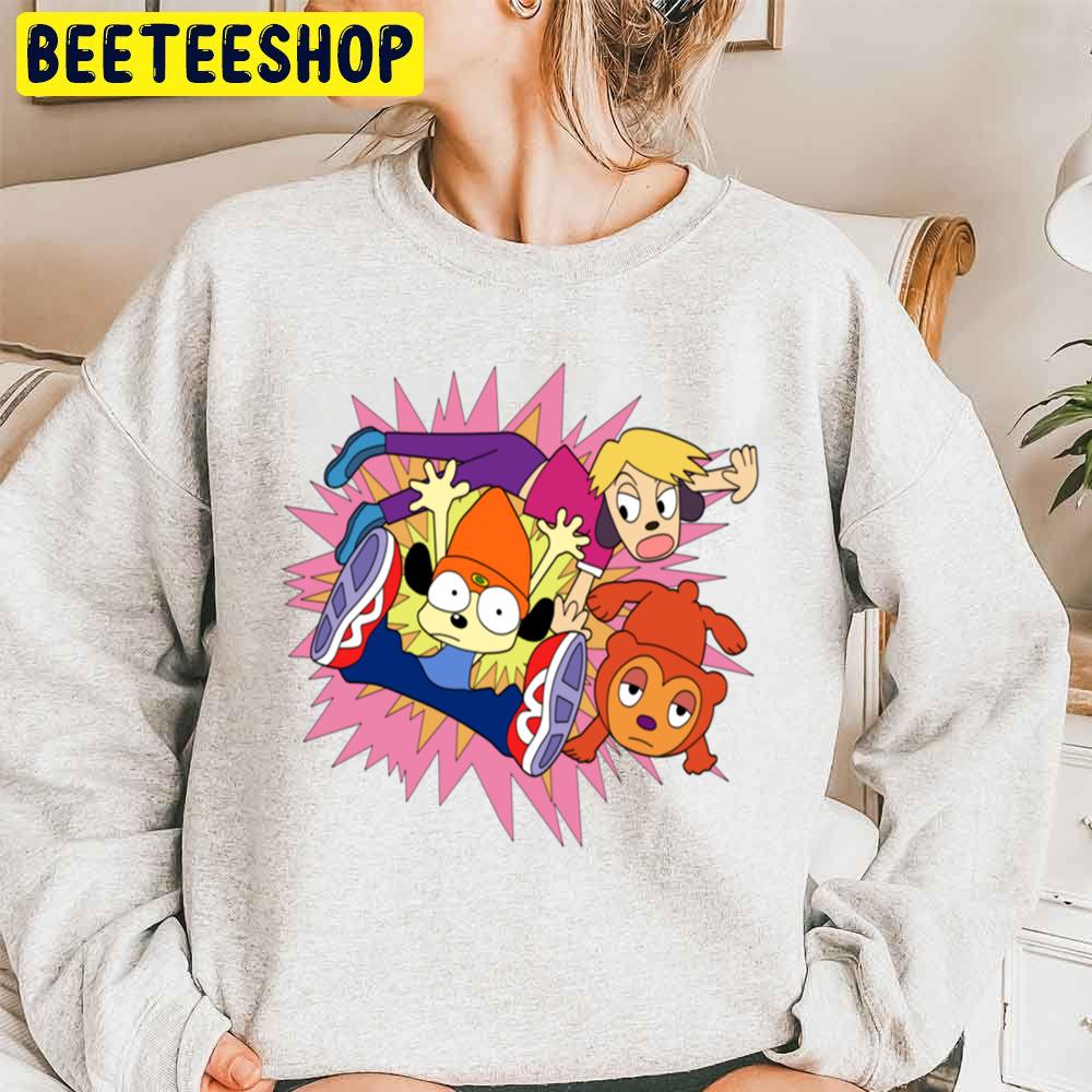 Parappa The Rapper Pj Berri And Dmatt Major Game Trending Unisex Sweatshirt