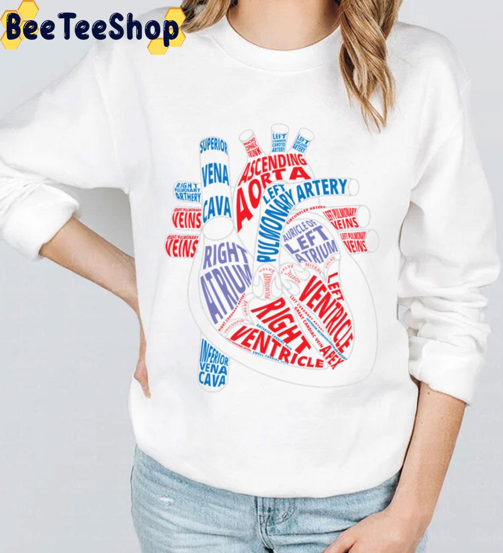 Anatomical hotsell heart sweatshirt