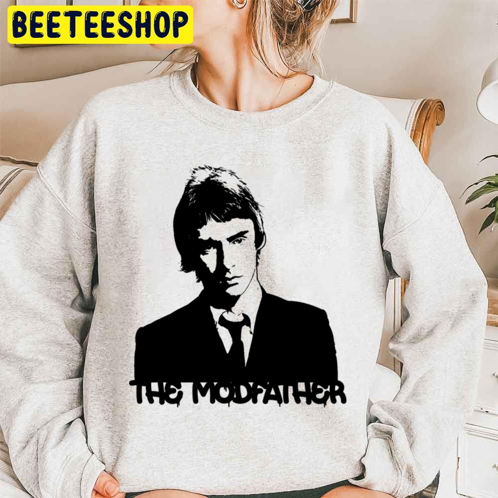 Paul Weller The Modfather Black Stencil Trending Unisex Sweatshirt