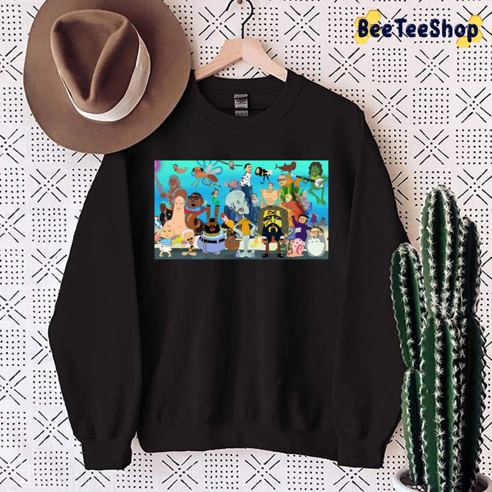 Pretty Weird Collection Spongebob Art Trending Unisex Sweatshirt