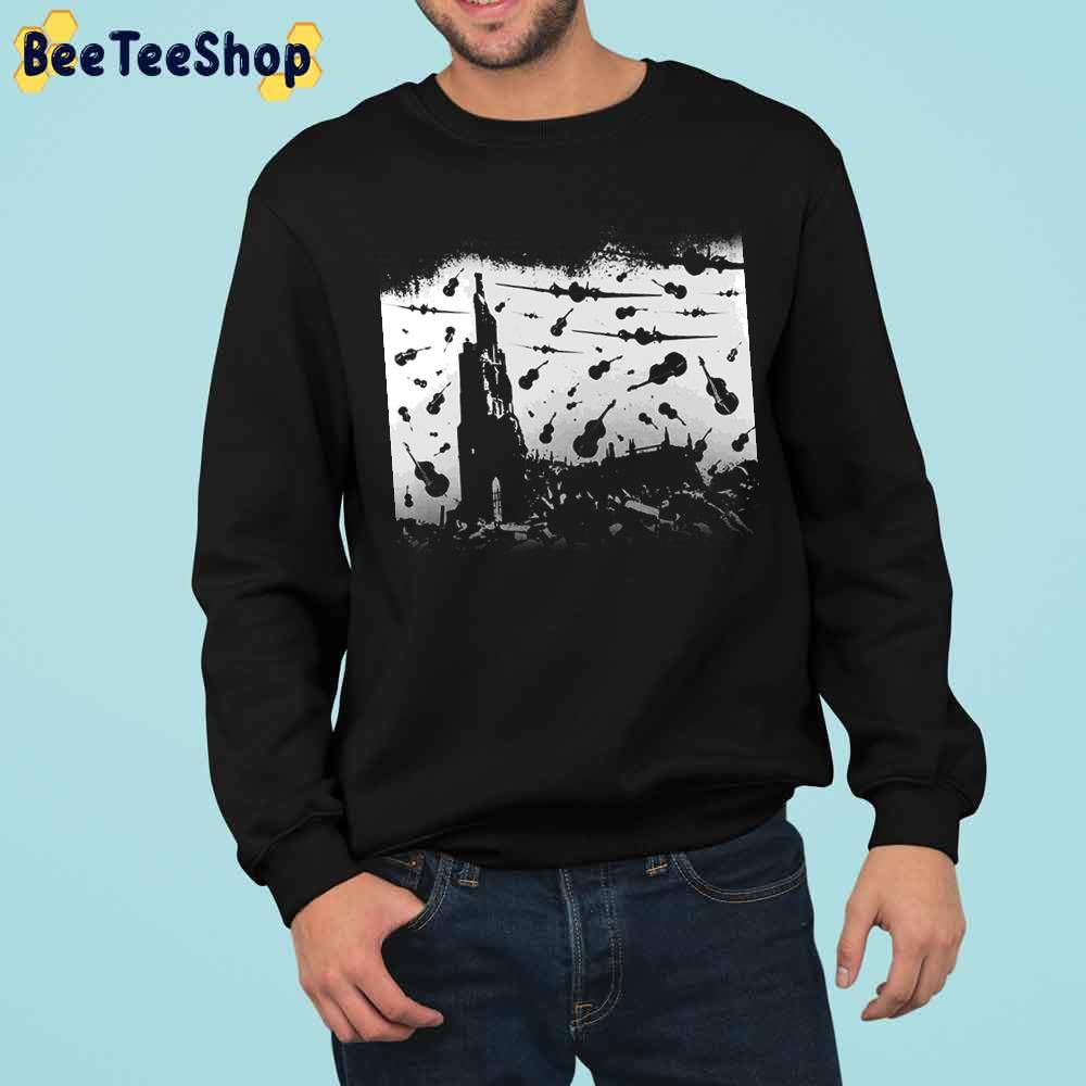 Psycho Attack White Print Trending Unisex Sweatshirt