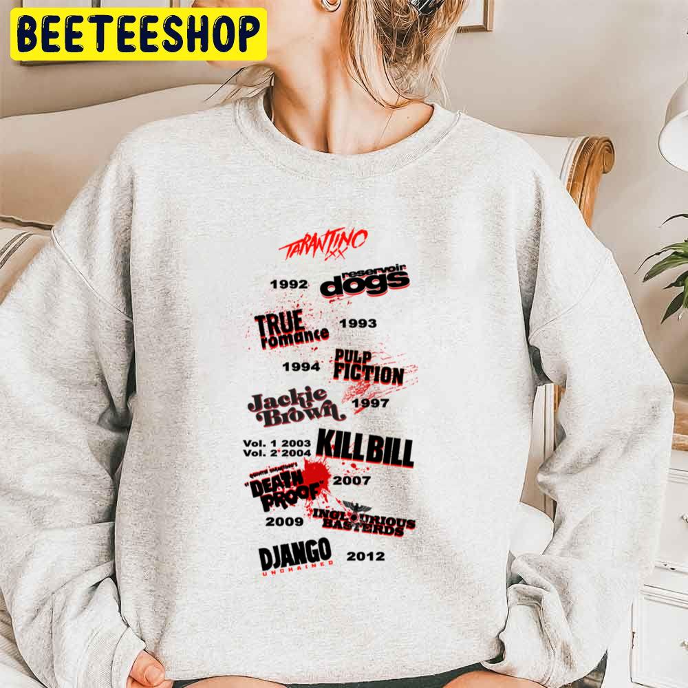 Quentin Tarantino Art Filmography Trending Unisex Sweatshirt