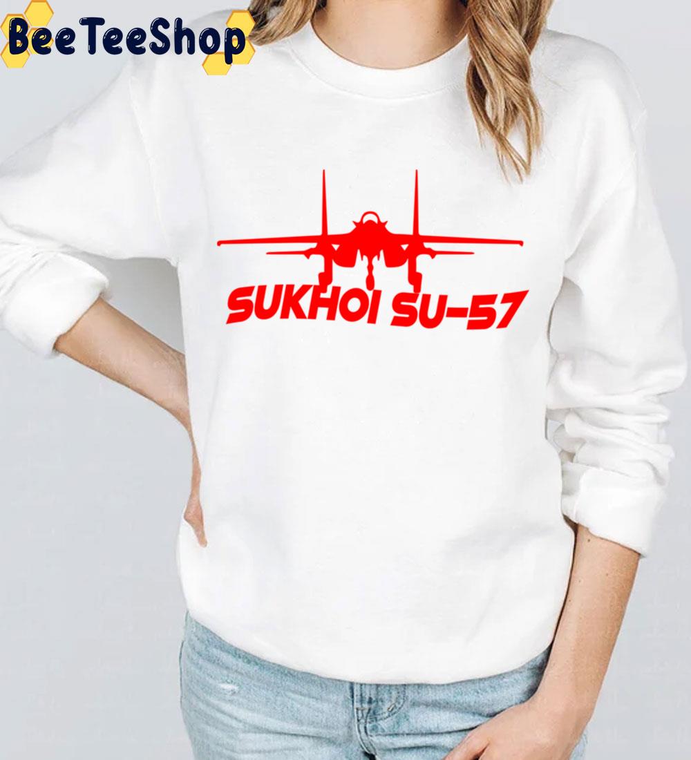 Red Color Su57 Trending Unisex Sweatshirt