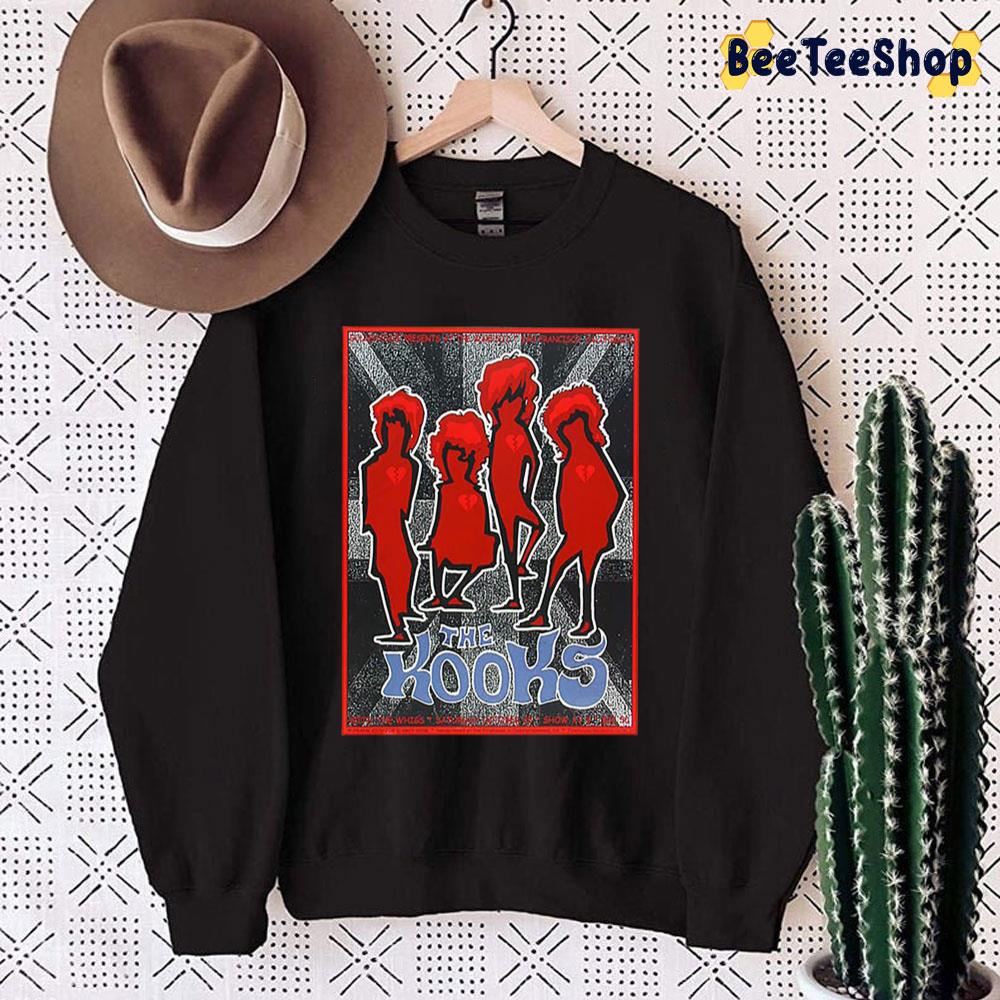 Red Move The Kooks Pop Rock Band Music Vintage Retro Trending Unisex Sweatshirt