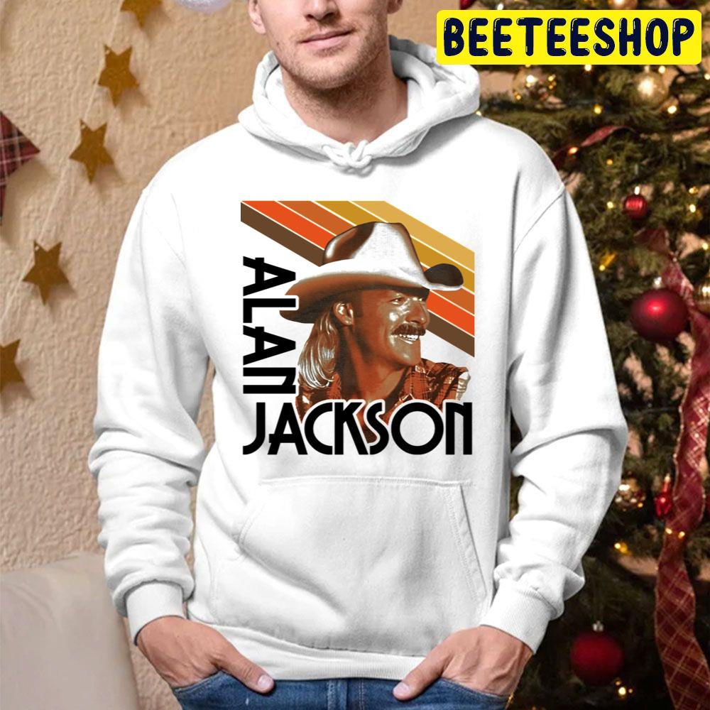 Retro Country Fanart Alan Jackson Trending Unisex Hoodie