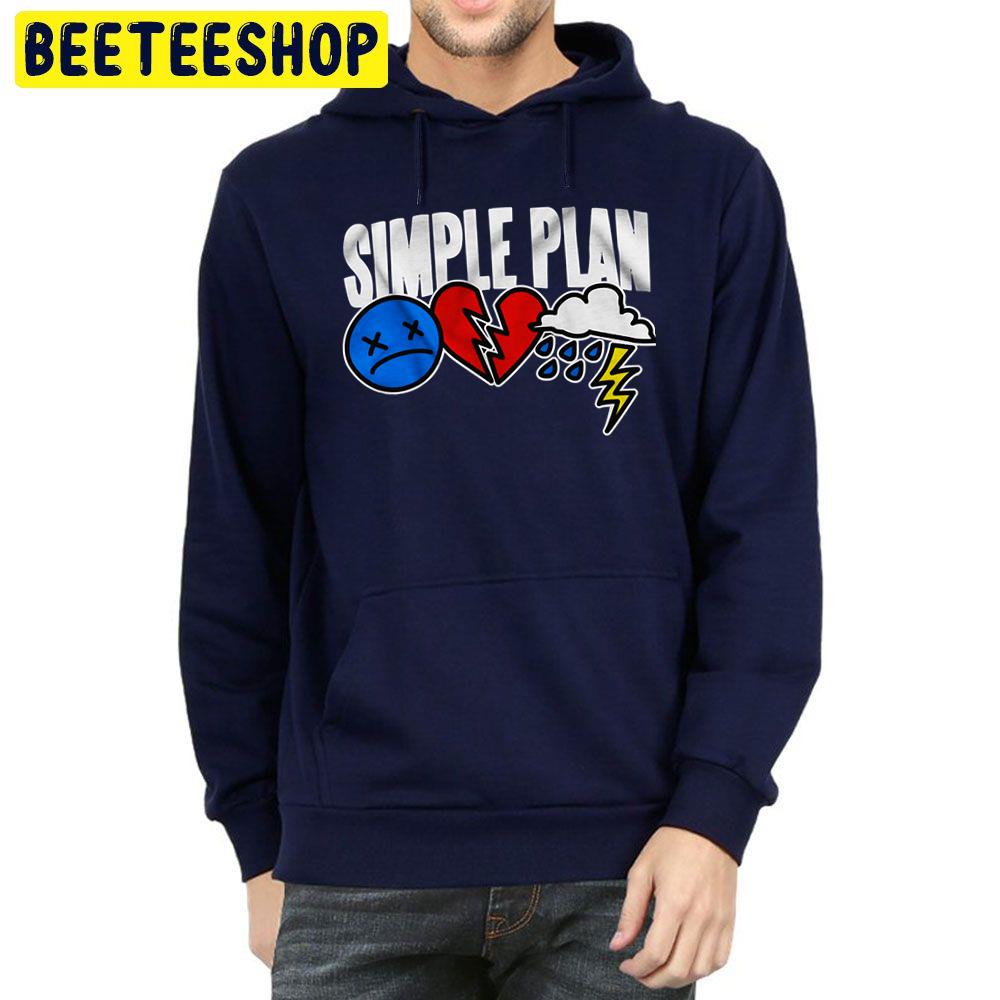 Retro Simple Plan Is A Canadian Rock Band Cool Trending Unisex Hoodie