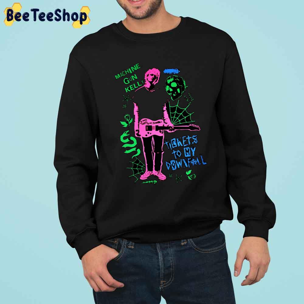 Retro Tickets To My Downfall Machine Gun Kelly Trending Unisex Sweatshirt