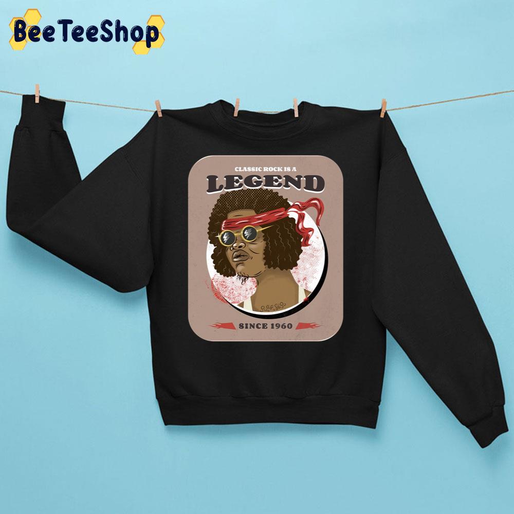 Rock Legend 1960 Vintage Retro Art Trending Unisex Sweatshirt