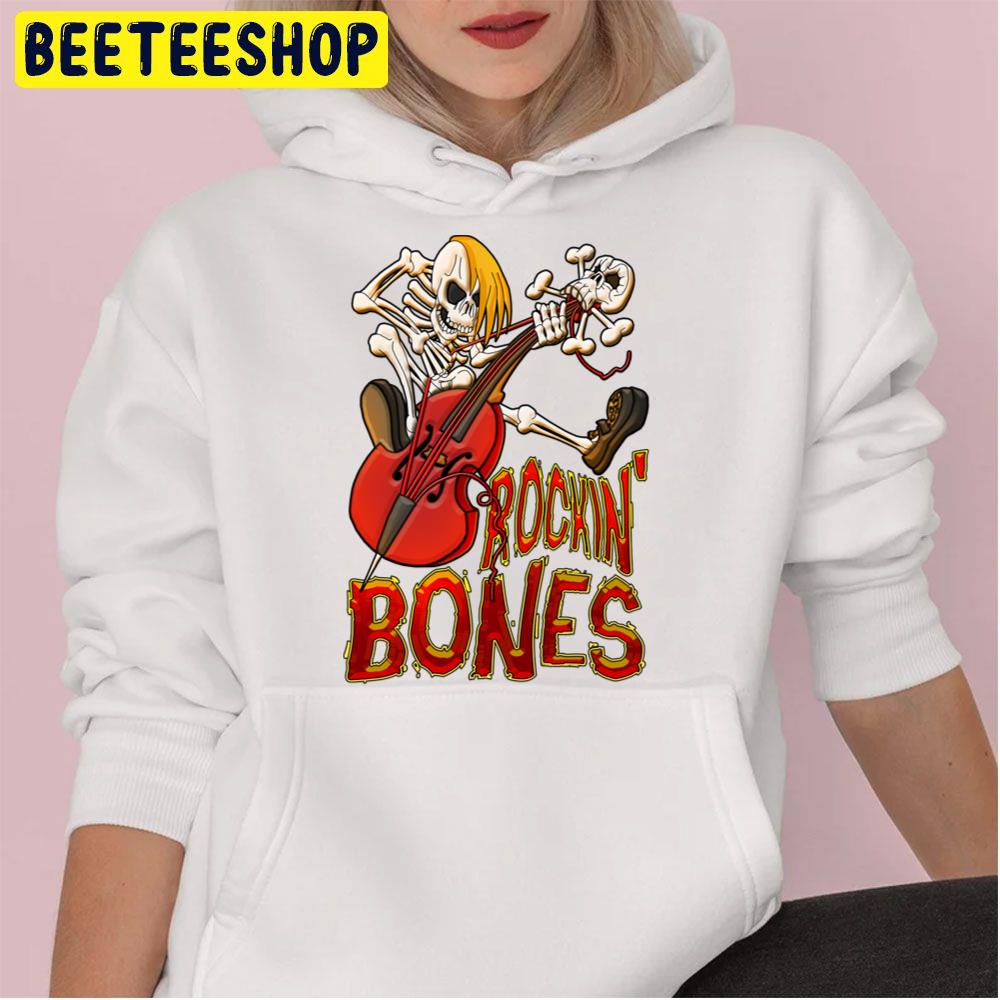 Rockin Bones Full Color Trending Unisex Hoodie