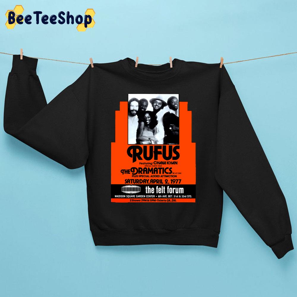 Rufus Feat Chaka Khan Live In New York City (1977) Trending Unisex Sweatshirt