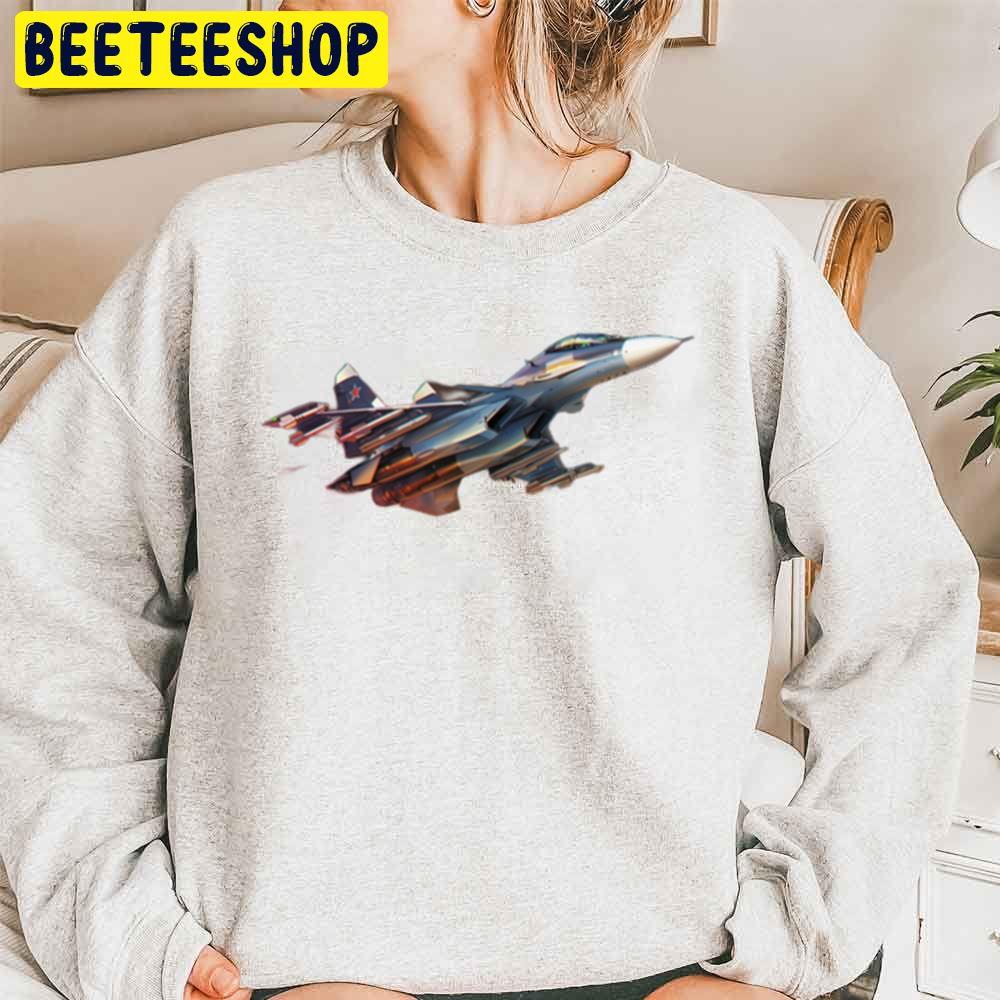 Russian Jet Fighter Su57 Trending Unisex Sweatshirt