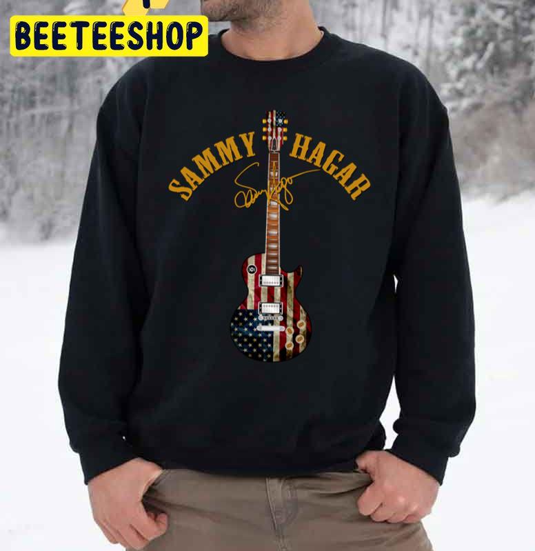 Sammy Hagar Signature Guitar Art Trending Unisex Sweatshirt