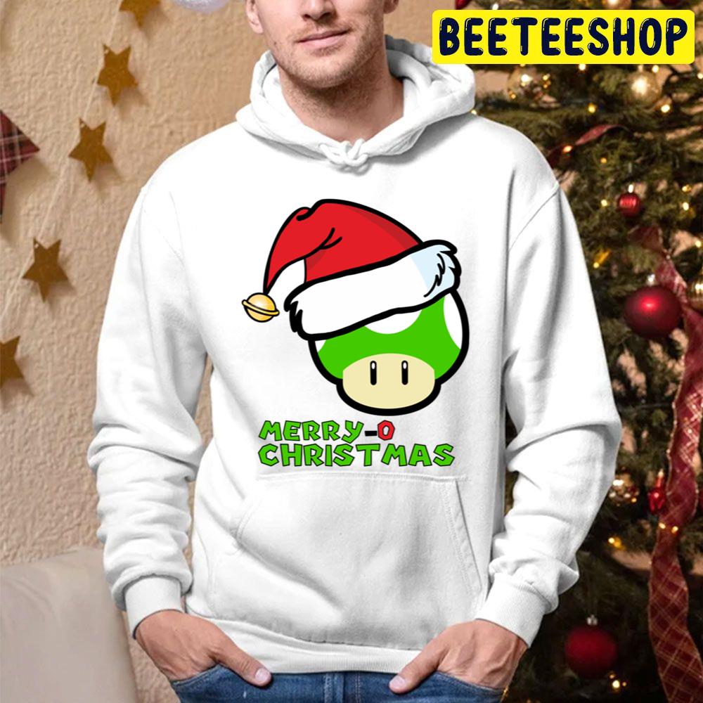 Santa Mushroom “merry O Christmas” Trending Unisex Hoodie