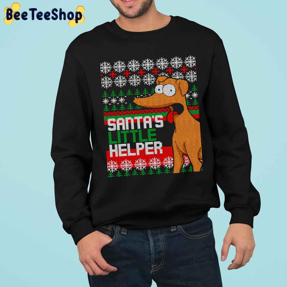 Santa’s Little Helper Knit Pattern Trending Unisex Sweatshirt