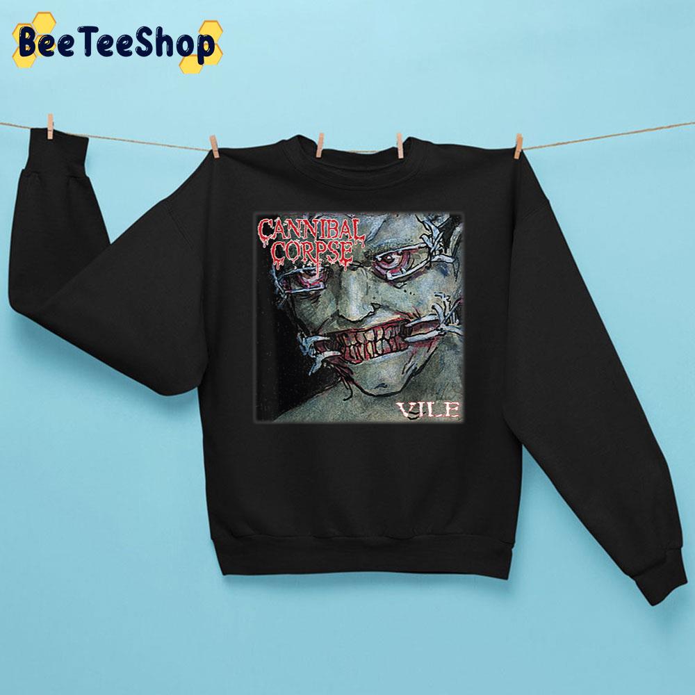 Scary Face Vile Cannibal Corpse Death Metal Band Trending Unisex Sweatshirt